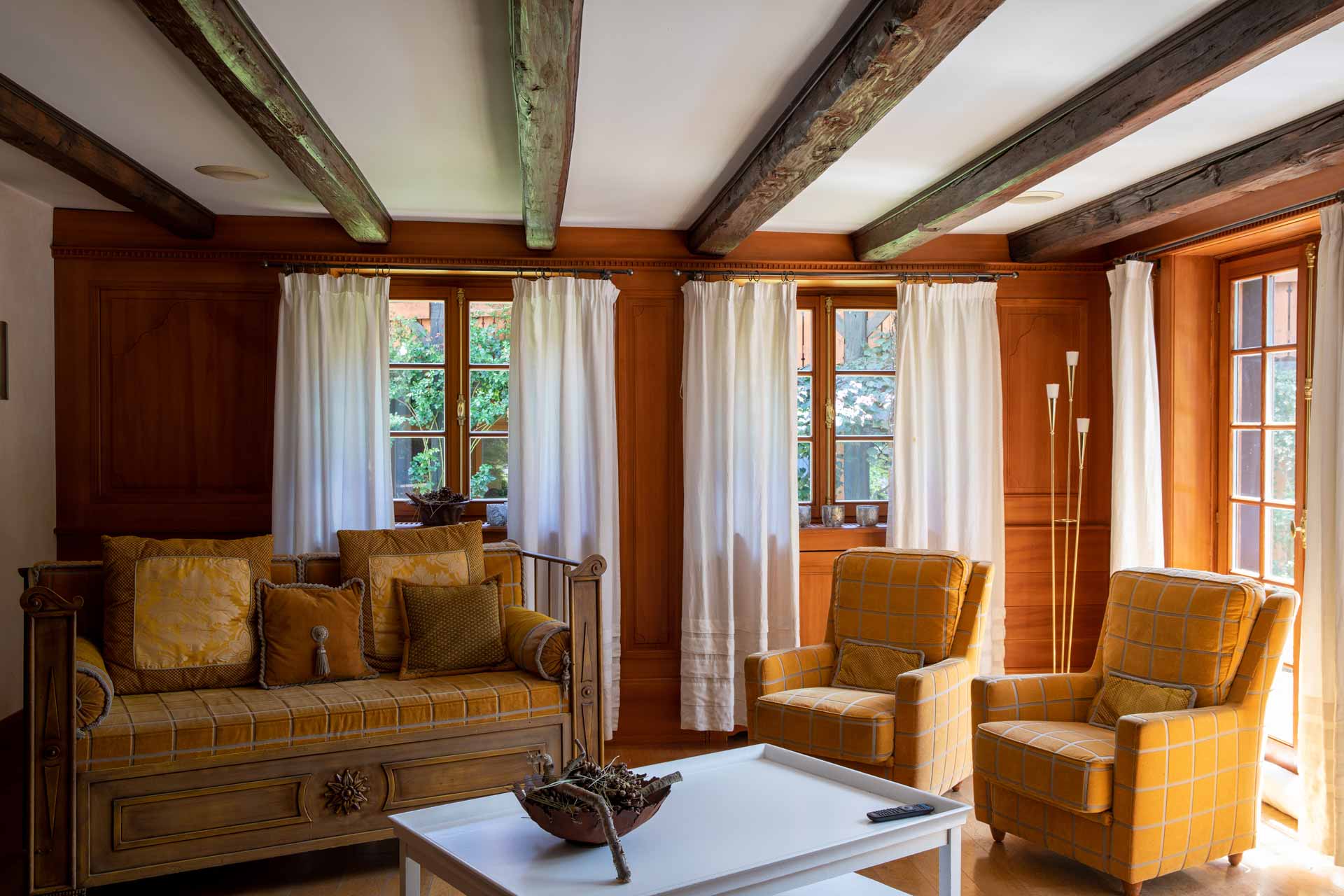 Hotel à la Ferme - Aufenthaltsraum Gemeinsam für alle Gäste - Kleines elsässisches Haus